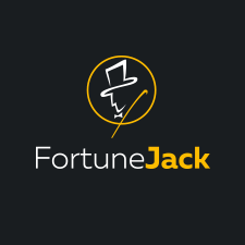 Fortune Jack Casino logo with the man in the hat on it 